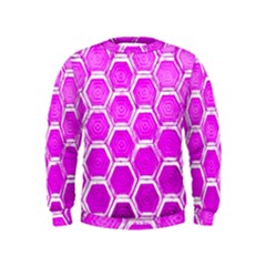Hexagon Windows  Kids  Sweatshirt by essentialimage365