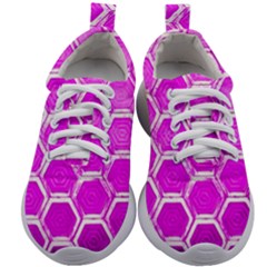 Hexagon Windows  Kids Athletic Shoes by essentialimage365