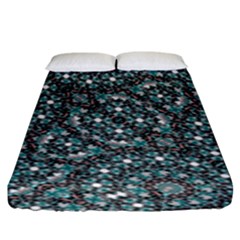 Intricate Texture Ornate Camouflage Pattern Fitted Sheet (king Size) by dflcprintsclothing