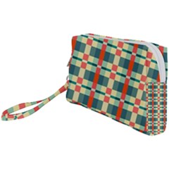 Texture Plaid Wristlet Pouch Bag (small) by Dutashop