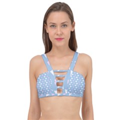 Pattern 3d Cage Up Bikini Top by Dutashop