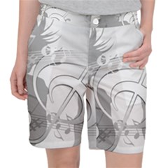 Dance Music Treble Clef Sound Girl Pocket Shorts by Dutashop