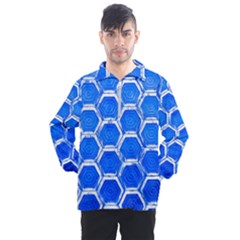 Hexagon Windows Men s Half Zip Pullover by essentialimage365