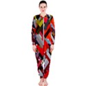 Maze Abstract Texture Rainbow OnePiece Jumpsuit (Ladies)  View1