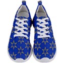 Star Pattern Blue Gold Men s Lightweight Sports Shoes View1