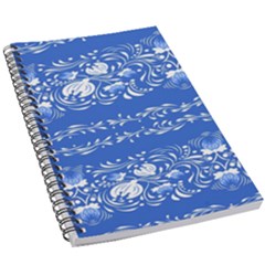 Blue Flowers 5 5  X 8 5  Notebook by Eskimos