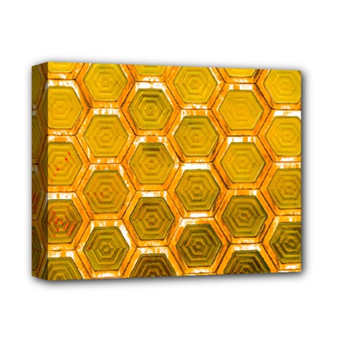 Hexagonal Windows Deluxe Canvas 14  X 11  (stretched) by essentialimage365