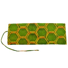 Hexagon Windows Roll Up Canvas Pencil Holder (s) by essentialimage365