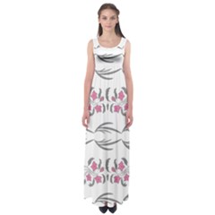 Folk Ornament Empire Waist Maxi Dress by Eskimos