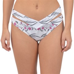 Folk Ornament Double Strap Halter Bikini Bottom by Eskimos