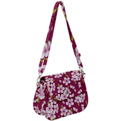 Cherry Blossom Saddle Handbag by goljakoff