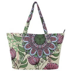 Mandala Flower Full Print Shoulder Bag by goljakoff