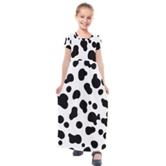 Spots Kids  Short Sleeve Maxi Dress by Sobalvarro