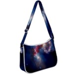 Galaxy Zip Up Shoulder Bag