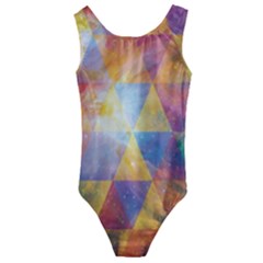 Space Design Kids  Cut-out Back One Piece Swimsuit by ExtraGoodSauce