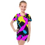 Splatter Splatter Kids  Mesh Tee and Shorts Set