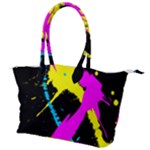 Splatter Splatter Canvas Shoulder Bag