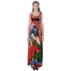 Geisha Geisha Empire Waist Maxi Dress