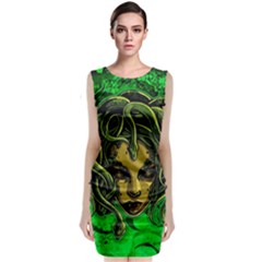 Medusa Sleeveless Velvet Midi Dress by ExtraGoodSauce