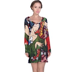 Geisha Geisha Long Sleeve Nightdress