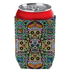 Sugar Skulls Pattern Can Holder by ExtraGoodSauce