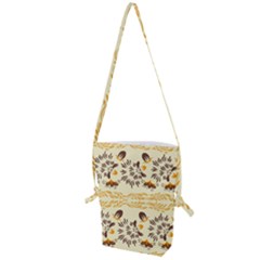 Decorative Flowers Folding Shoulder Bag by Eskimos