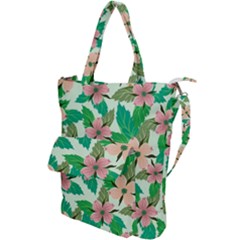 Floral Pattern Shoulder Tote Bag by ExtraGoodSauce