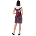 Phoenix in the Rain Abstract Pattern Racer Back Hoodie Dress View2