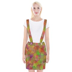 Easter Egg Colorful Texture Braces Suspender Skirt by Dutashop