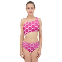 Hexagon Windows Spliced Up Two Piece Swimsuit by essentialimage365