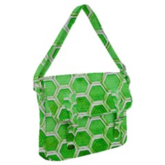 Hexagon Windows Buckle Messenger Bag by essentialimage365