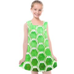 Hexagon Windows Kids  Cross Back Dress by essentialimage365
