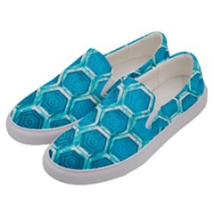 Hexagon Windows Men s Canvas Slip Ons by essentialimage365