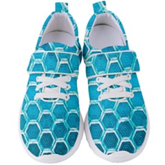 Hexagon Windows Women s Velcro Strap Shoes by essentialimage365
