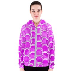 Hexagon Windows Women s Zipper Hoodie by essentialimage365