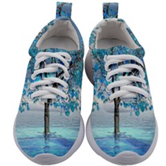 Crystal Blue Tree Kids Athletic Shoes by icarusismartdesigns