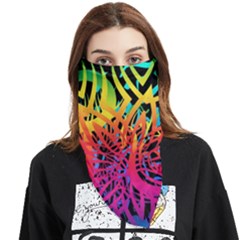 Abstract Jungle Face Covering Bandana (triangle) by icarusismartdesigns
