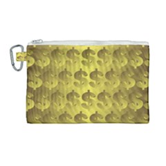 Account Dollar Canvas Cosmetic Bag (large) by Dutashop