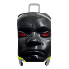 Creepy Black Man Mask Print Luggage Cover (small) by dflcprintsclothing