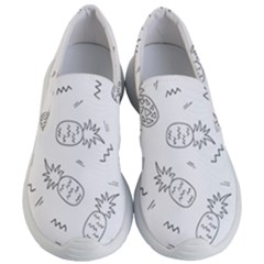 Pineapples Doodles Women s Lightweight Slip Ons by goljakoff