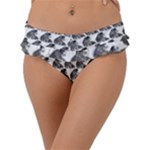 Leopard Frill Bikini Bottom