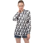 Leopard Long Sleeve Satin Shirt