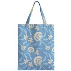 Blue Fantasy Zipper Classic Tote Bag by Eskimos