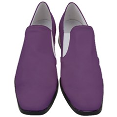 Color Purple 3515u Women Slip On Heel Loafers by Kultjers