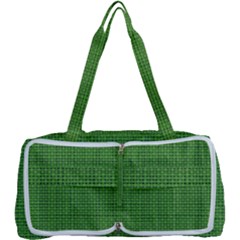 Green Knitted Pattern Multi Function Bag by goljakoff