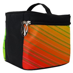 Orange Green Gradient Hunter Make Up Travel Bag (small)