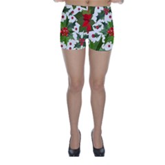 Christmas Berry Skinny Shorts by goljakoff