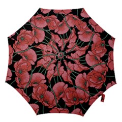 Poppy Flowers Hook Handle Umbrellas (medium) by goljakoff