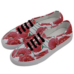 Red Poppy Flowers Men s Classic Low Top Sneakers by goljakoff