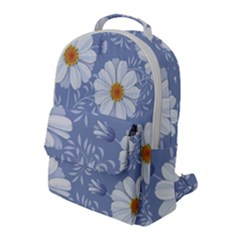 Chamomile Flowers Flap Pocket Backpack (large) by goljakoff